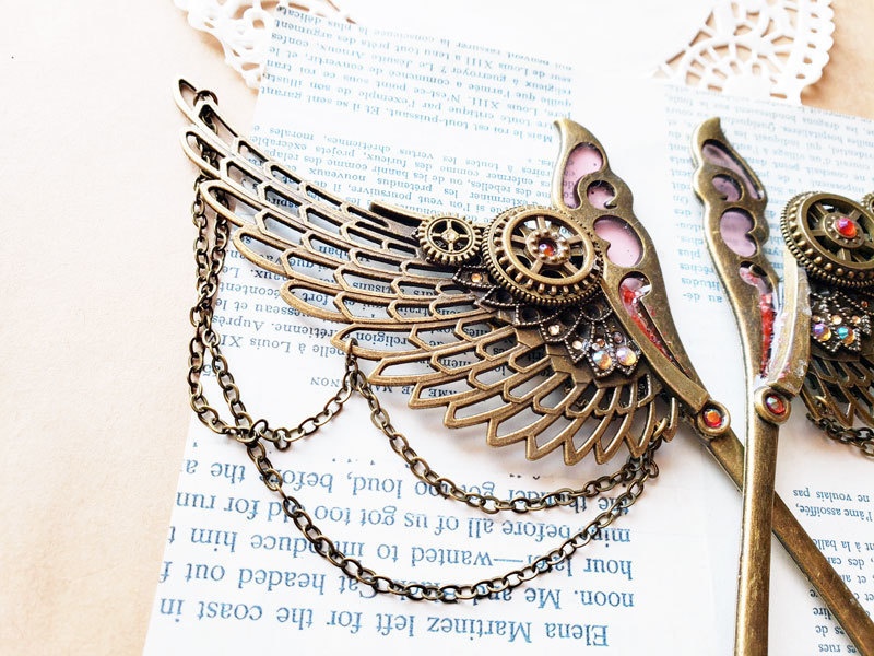 片翼の髪飾り かんざし