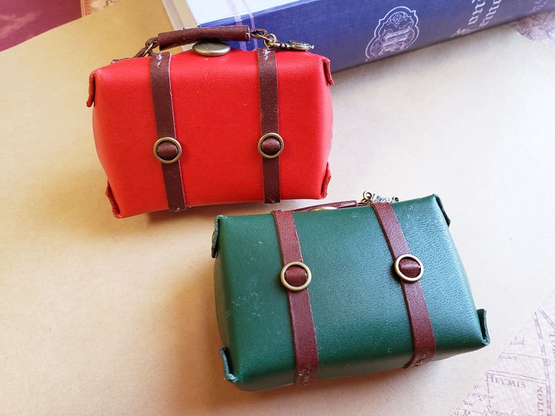 旅人の革トランク 小物入れ