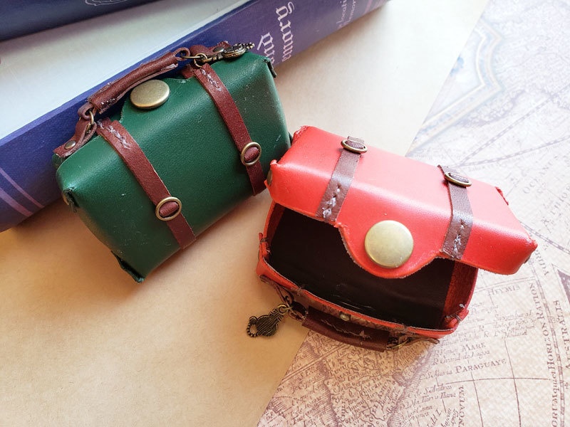 旅人の革トランク 小物入れ