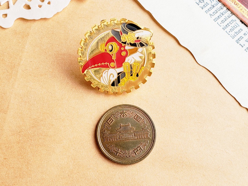 ペストマスクピンバッジ【リニューアル】オリジナルマーク