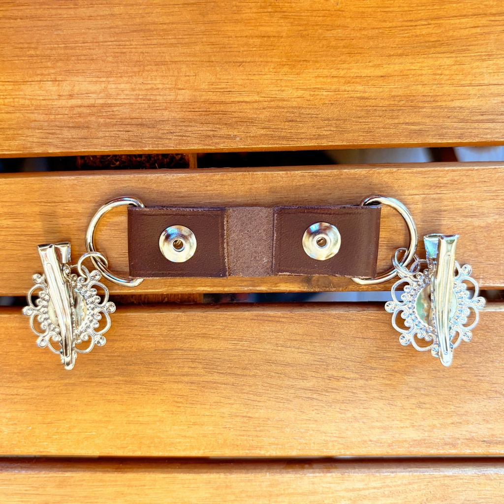 レトロ文字盤ストールクリップ