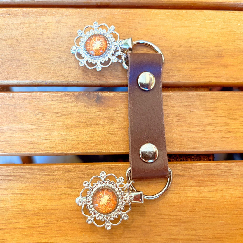 レトロ文字盤ストールクリップ