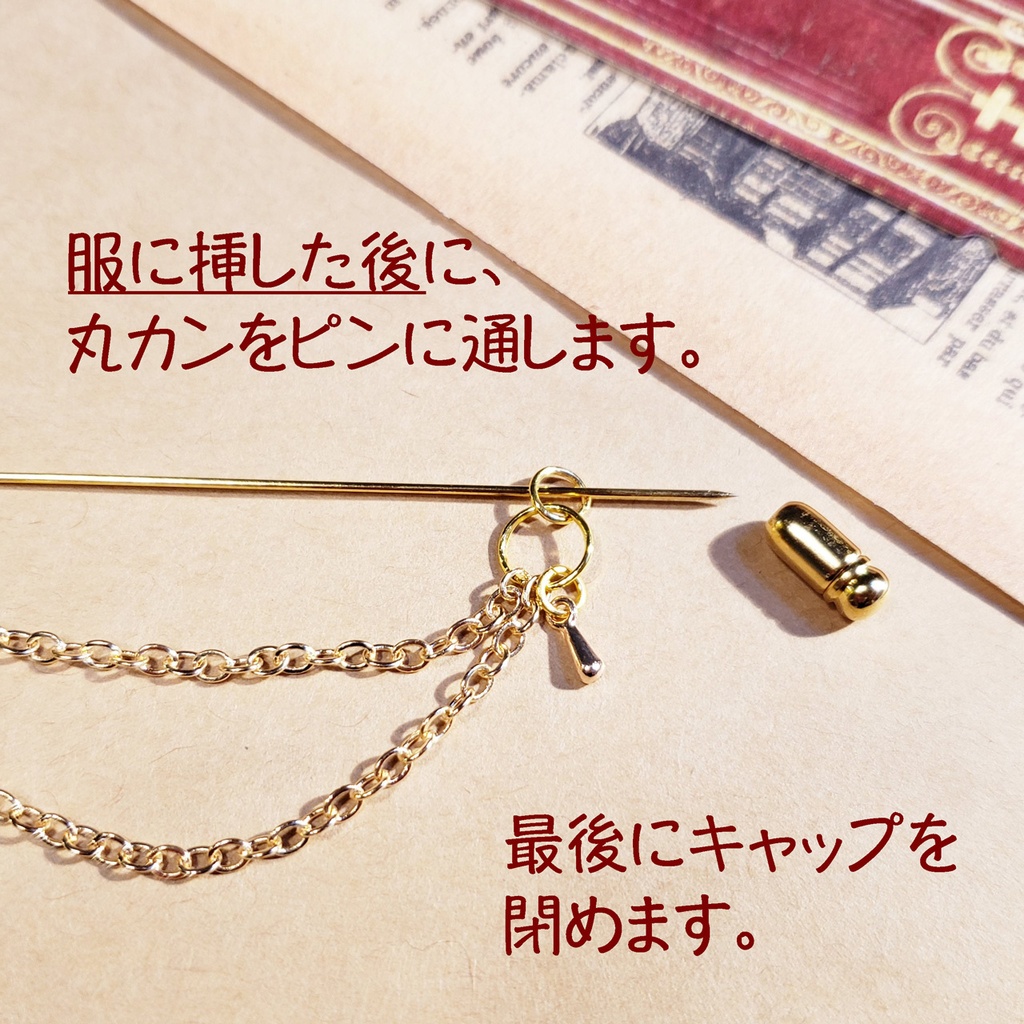 天文学者の胸飾り【ファンタジー】ブローチ ハットピン ストールピン