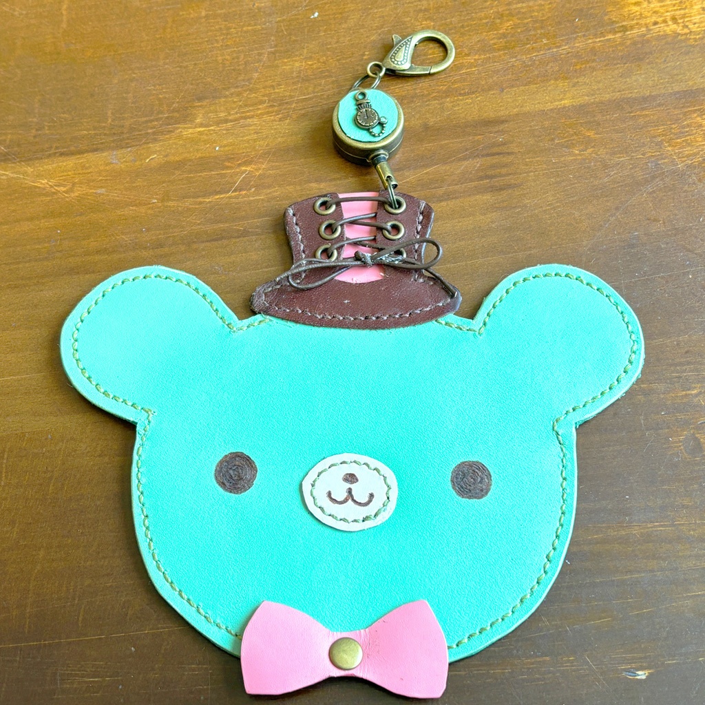 くまみちゃんのパスケース【コラボ作品】