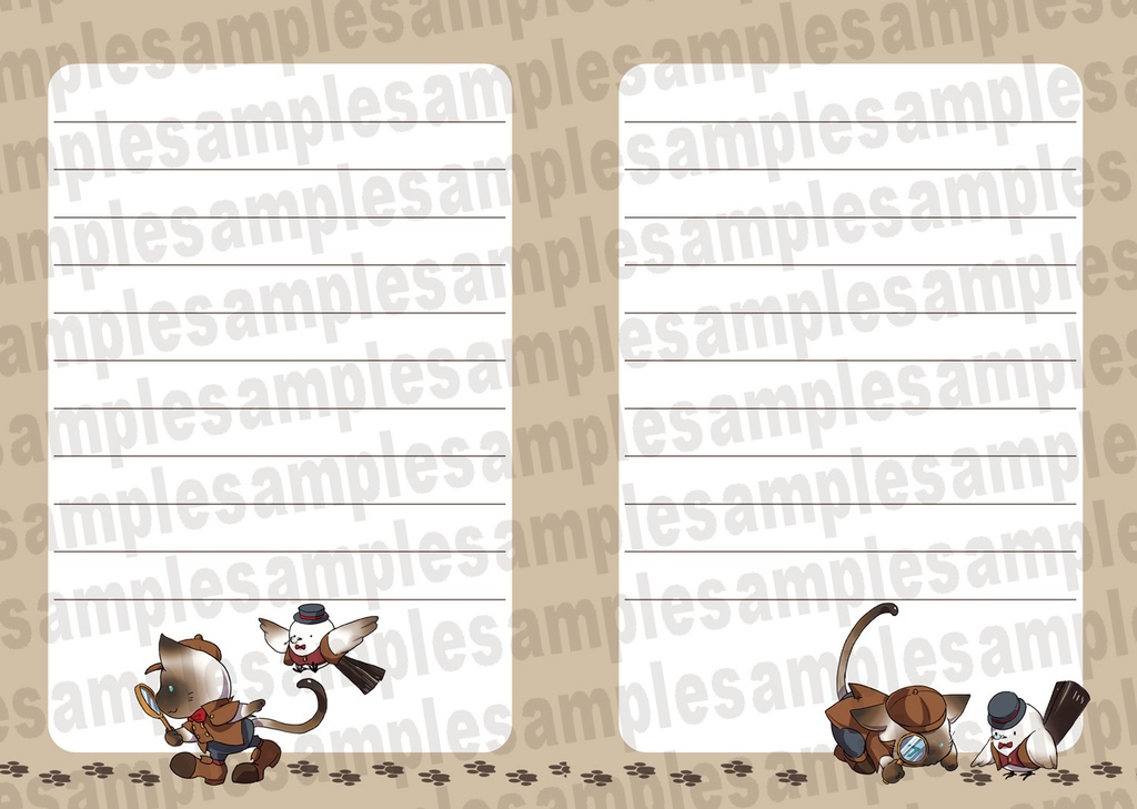 ねこ探偵シャムロックのミニメモ帳