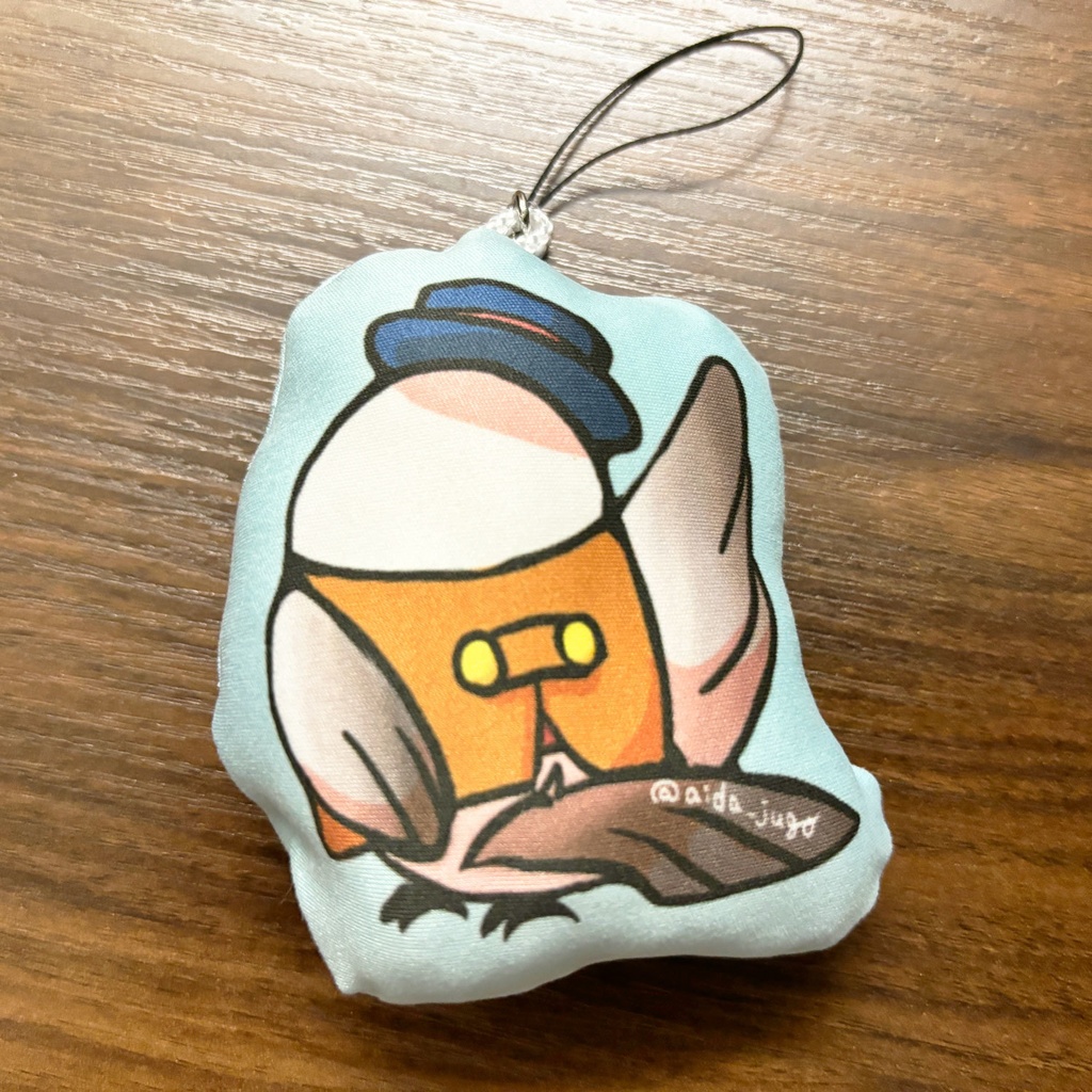 助手のエナソンくんミニクッションストラップ