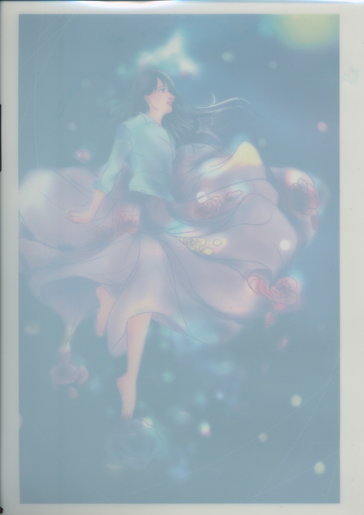 クリアファイル 水の花