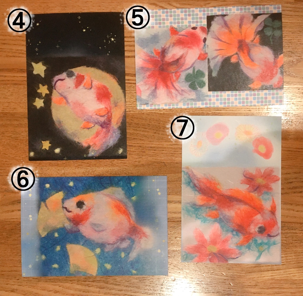 1枚から選べるポストカードセット(送料込)250円~