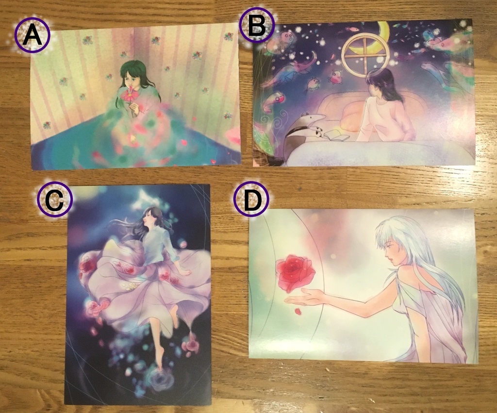 1枚から選べるポストカードセット(送料込)250円~