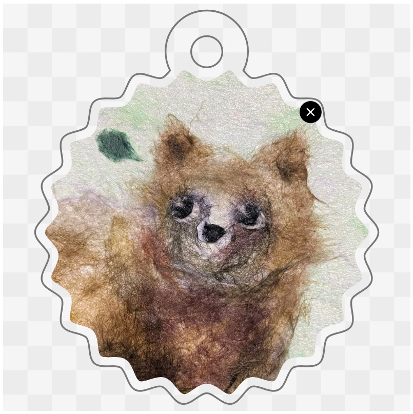 なんとなくたぬき~アクリルキーホルダー