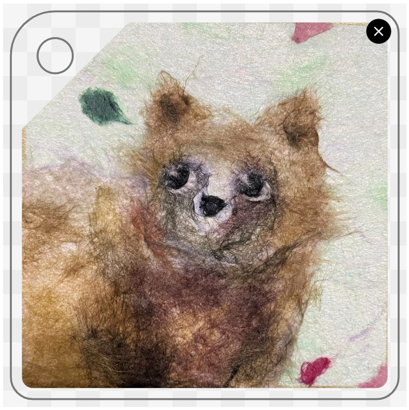 なんとなくたぬき~アクリルキーホルダー