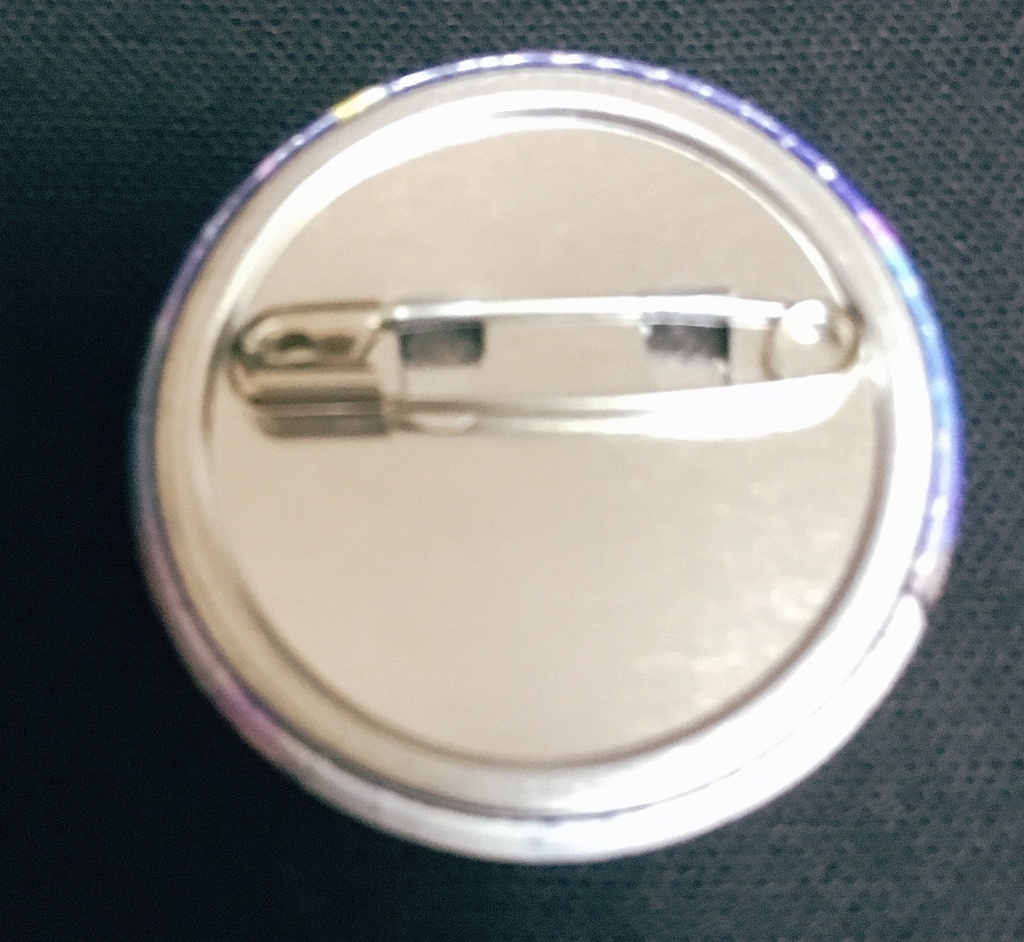 ちぎり絵たぬき3種缶バッジセット