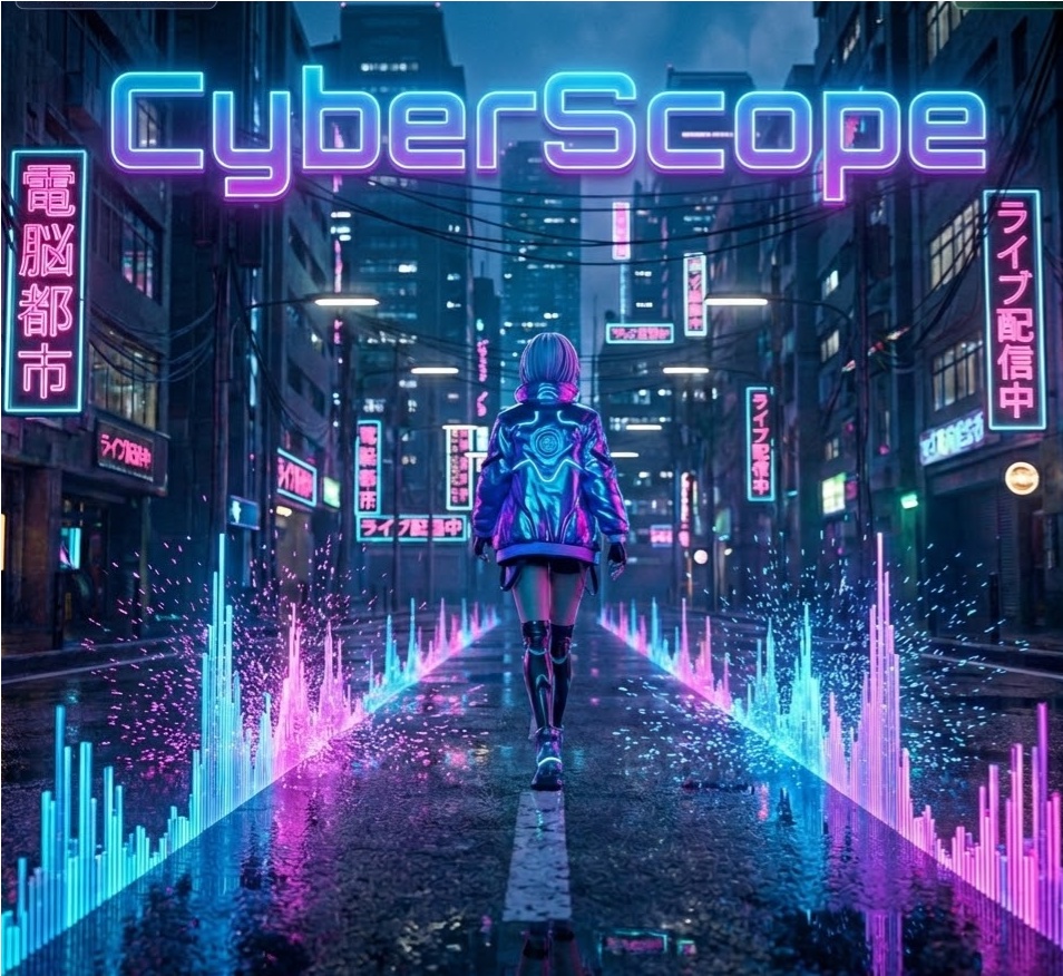 CyberScope - 3D/パーティクル搭載 オーディオビジュアライザー / 3D Audio Visualizer with Particles