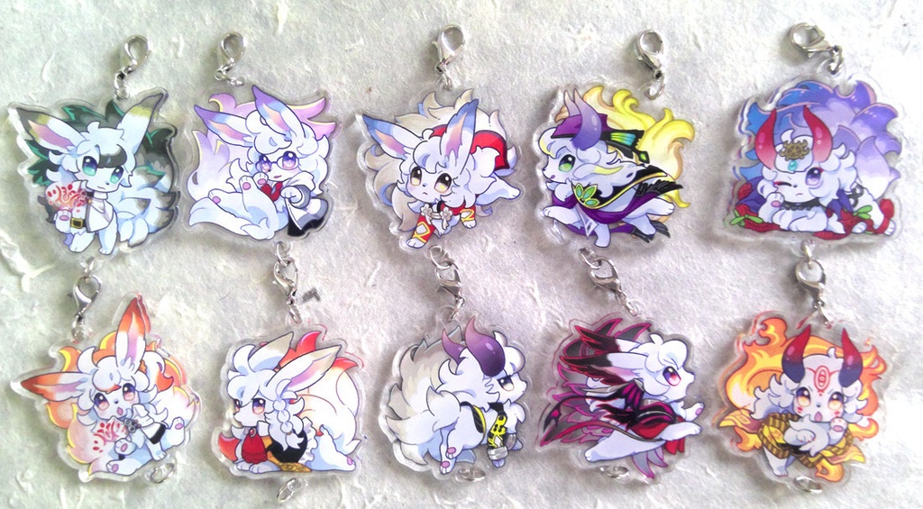 コスプレフォウちゃん連結アクリルチャーム