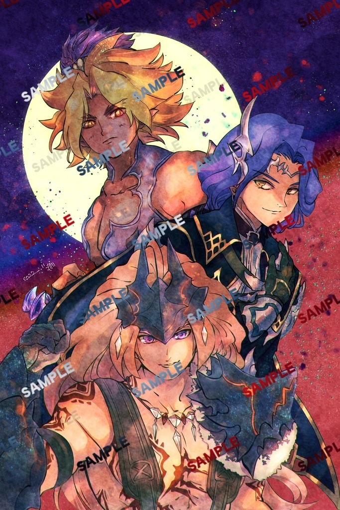 くまアクリルキーホールダー(ウィッチクイーンっぽいもの)