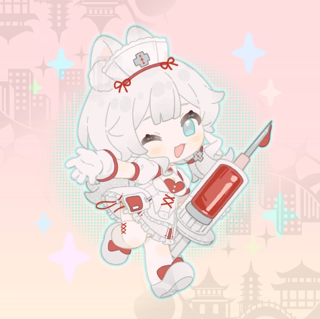 【Live2D model】Nurse Miss Rabbit