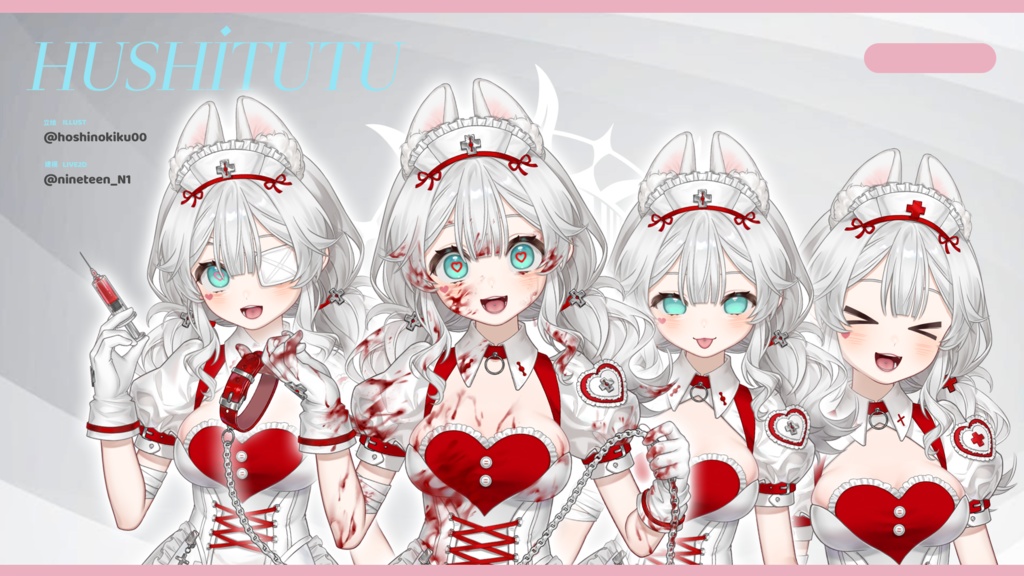 【Live2D model】Nurse Miss Rabbit