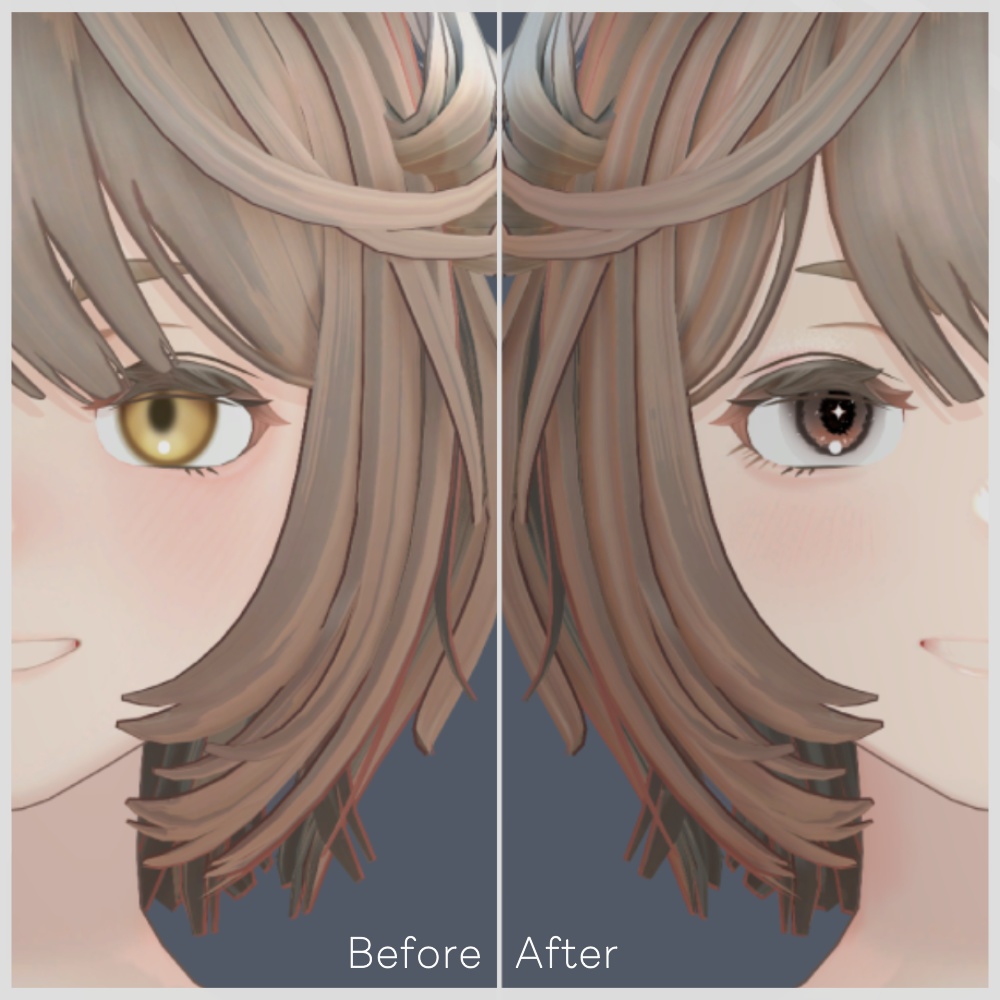 【Elioska対応】Star Eyes + Simple MakeUp