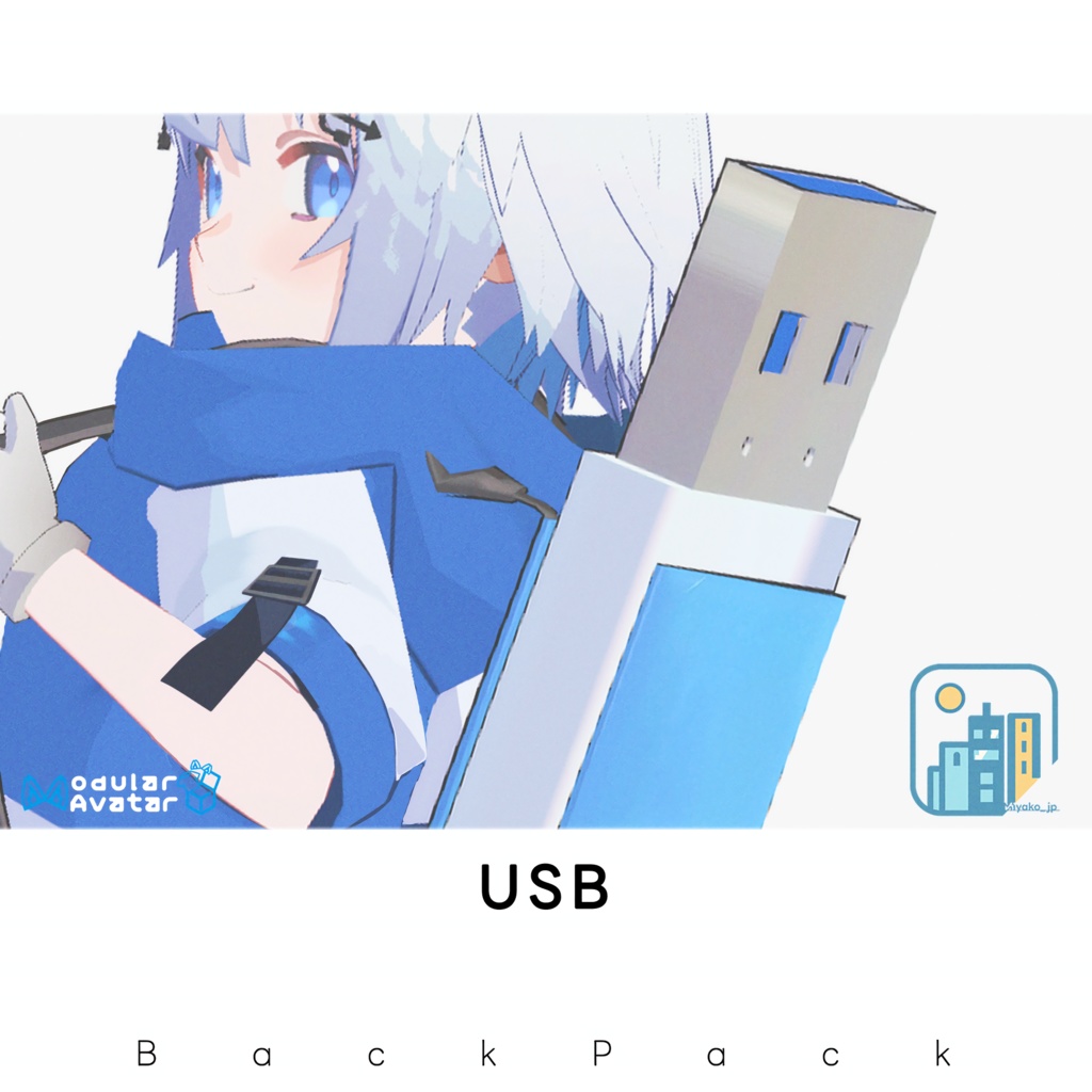 【3D】:USB-Backer//RE.2【MA対応】(9体セミ対応)