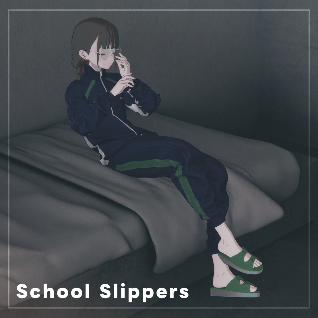 【3D】School Slippers【MA対応】Lapwing対応
