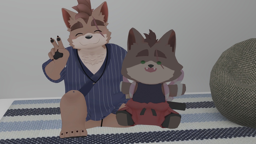 【VRChat想定】柴凛太郎ぬいぐるみ