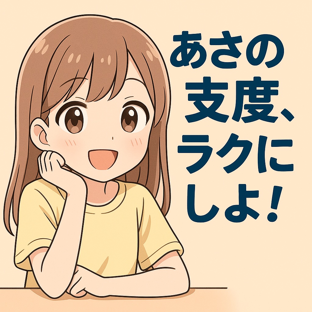 【無料DL】朝のバタバタが“ちょっとラクになる”声かけテンプレート｜共働き家庭の中学受験応援