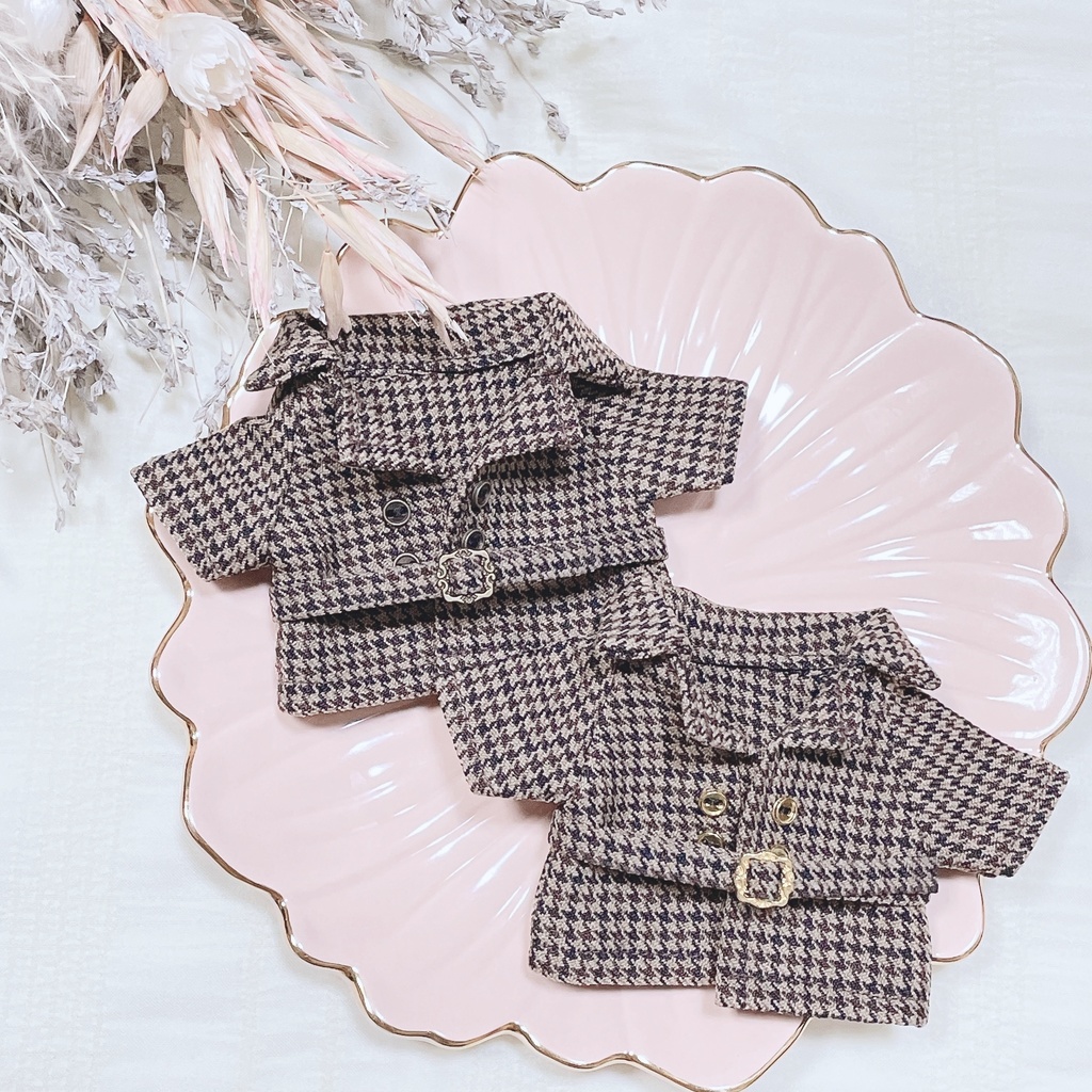 Houndstooth coat