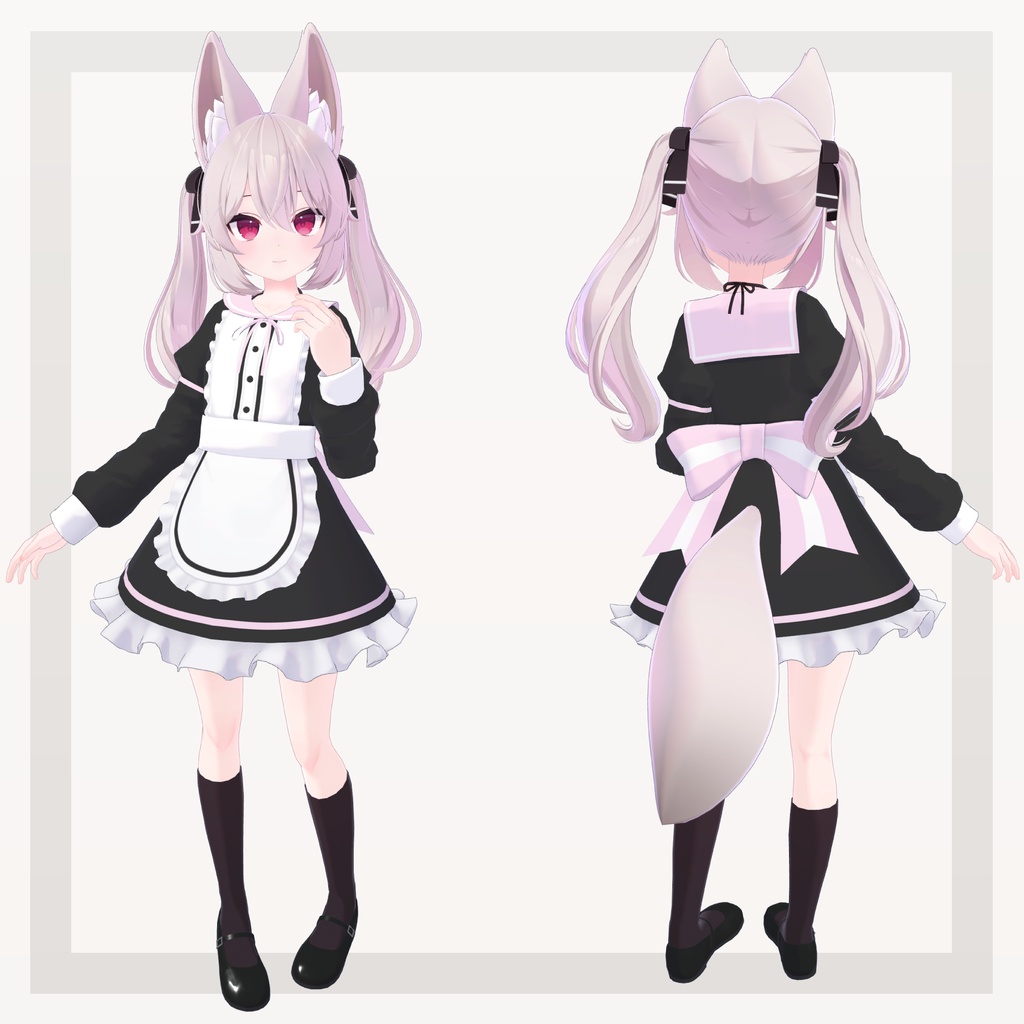 セーラー襟ミニスカートメイド