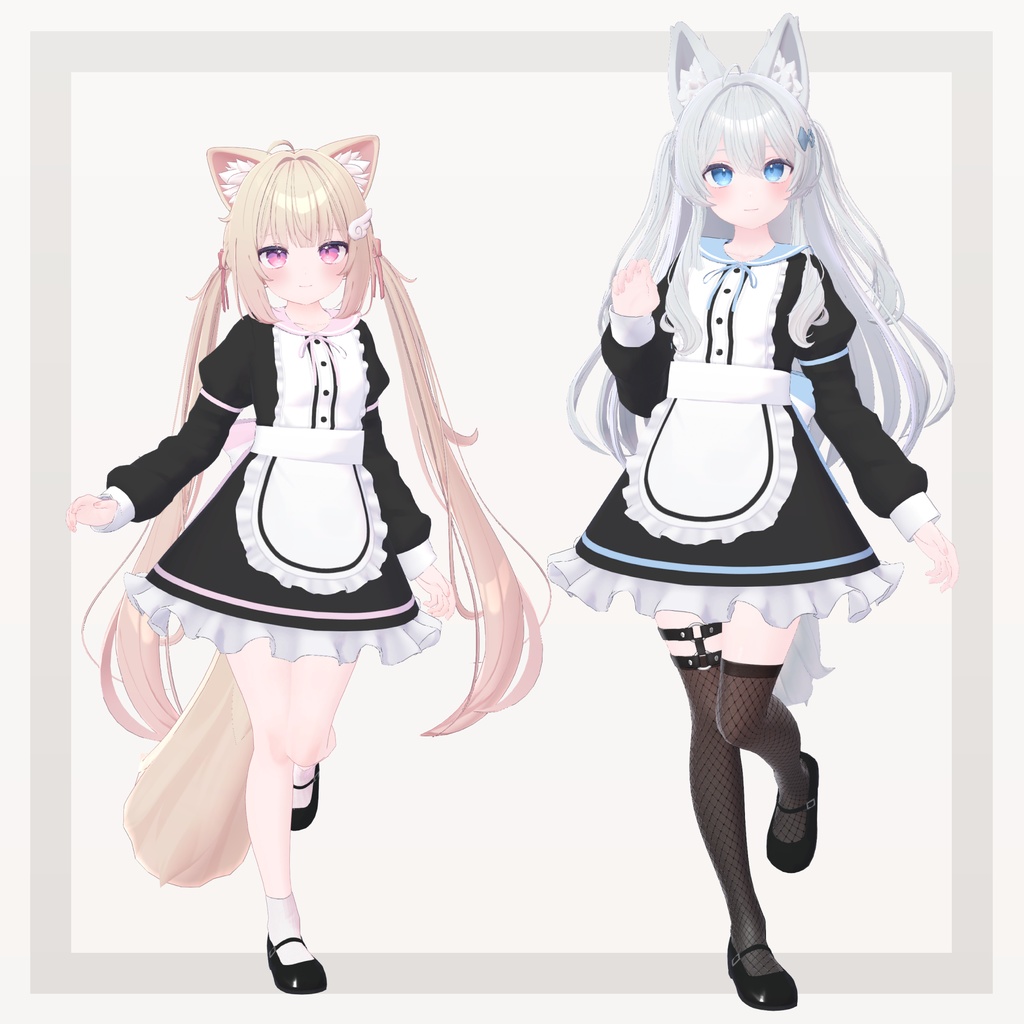 セーラー襟ミニスカートメイド