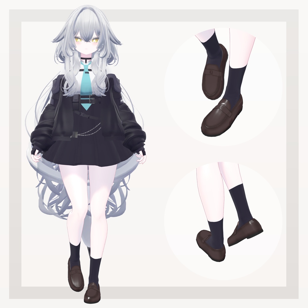 【14アバター対応】四つ葉ローファー