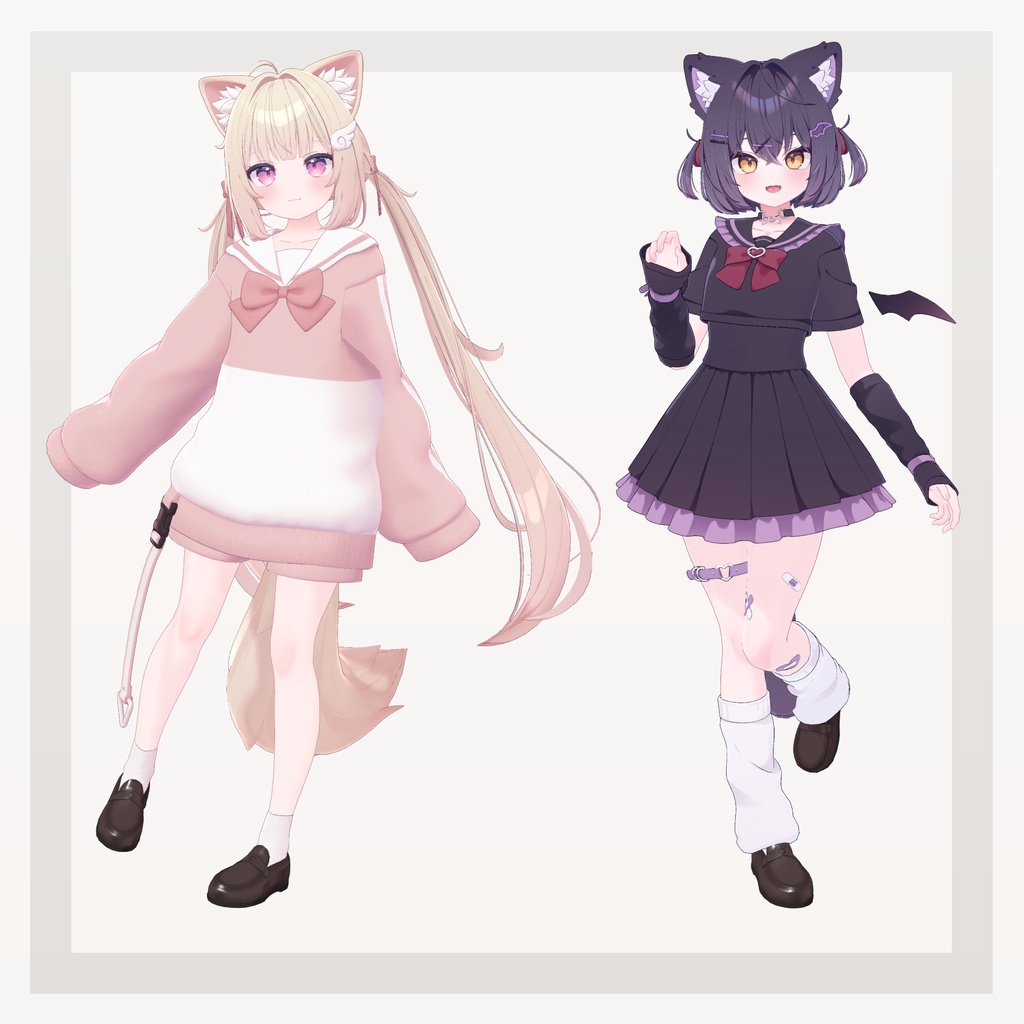 【14アバター対応】四つ葉ローファー