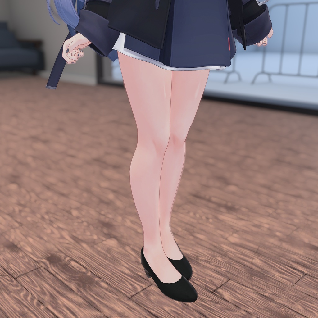 【7アバター対応】四つ葉パンプス