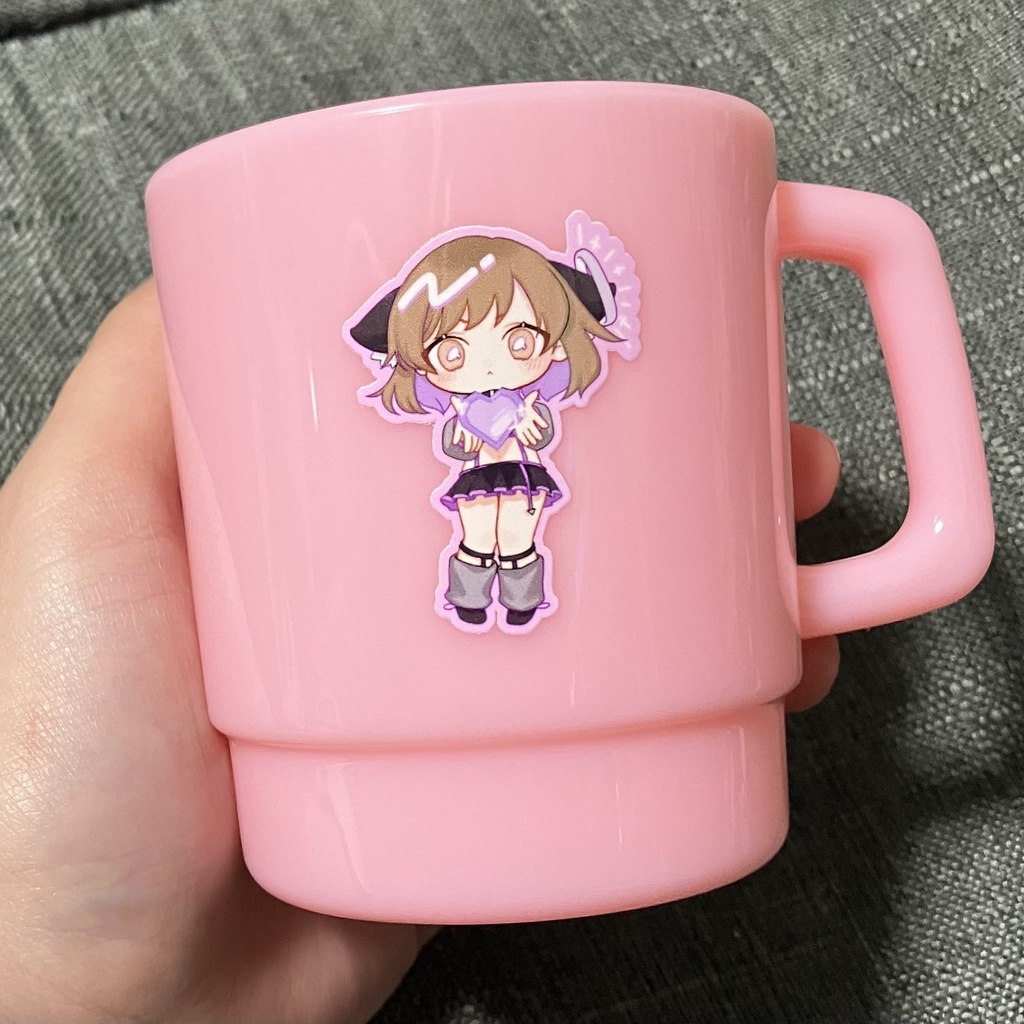 ぱーぷるにゃんこ マグカップ