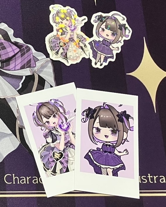 雨宮アヤメ ステッカー＋チェキ風カード