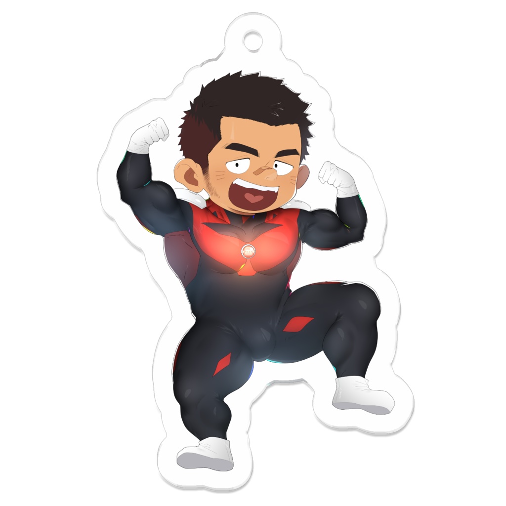 ヤマトくんアクリルキーホルダー　（ヒーローVer.）