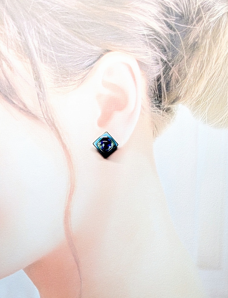 銀魂イメージ*高杉/銀時ピアス・イヤリング|一粒フラワーピアス