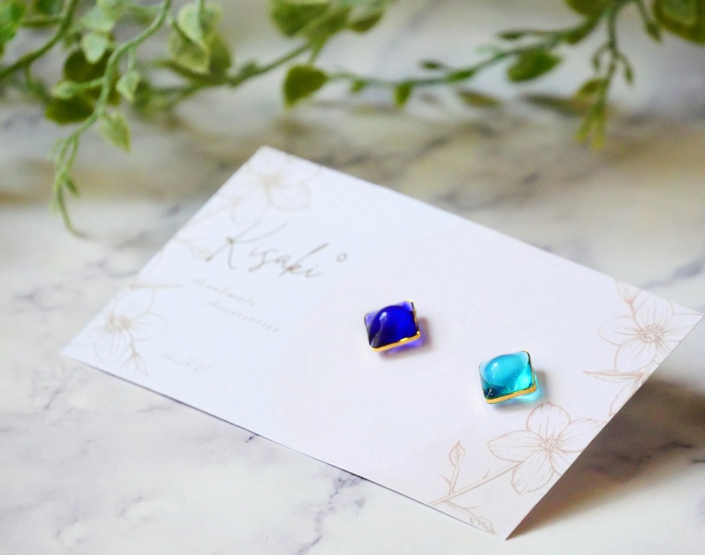 銀魂イメージ*銀時/高杉ピアス・イヤリング|一粒アクセサリー