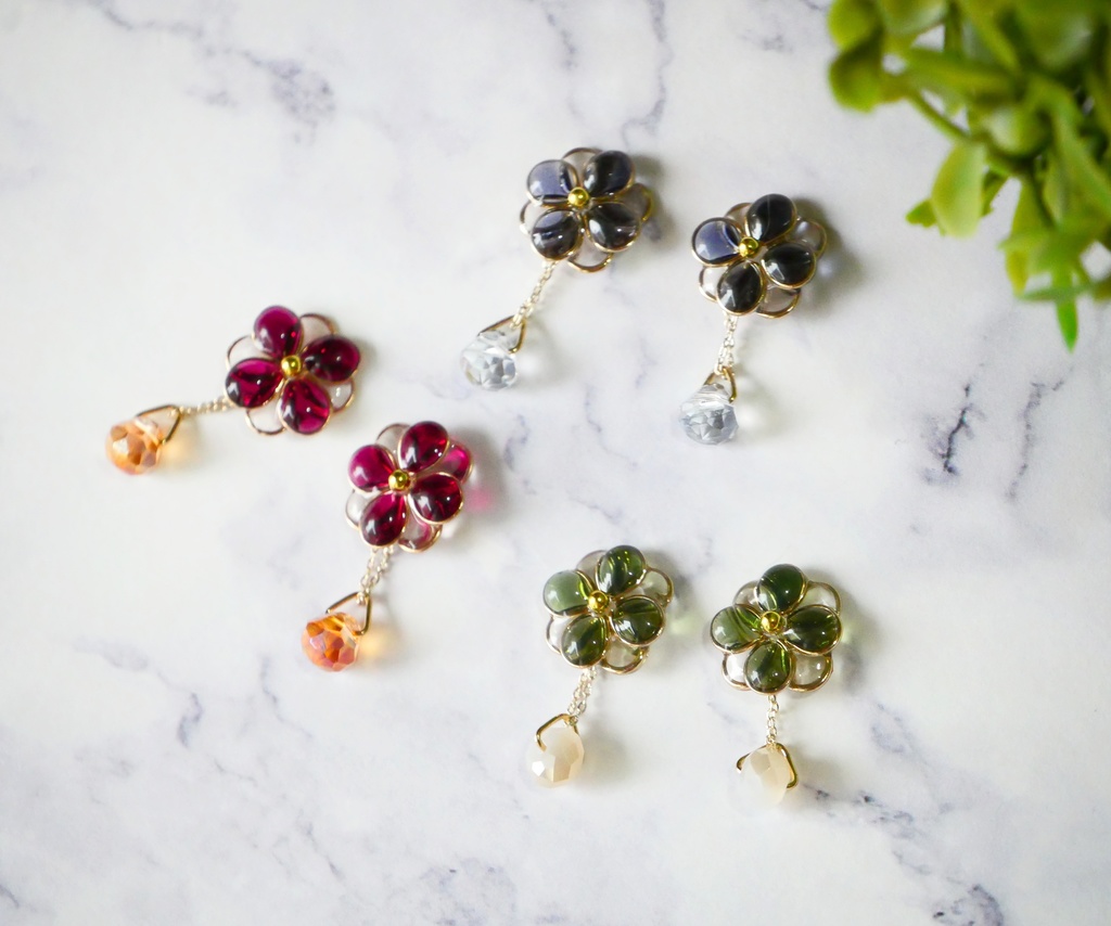 銀高花盛り*銀魂イメージ｜ピアス