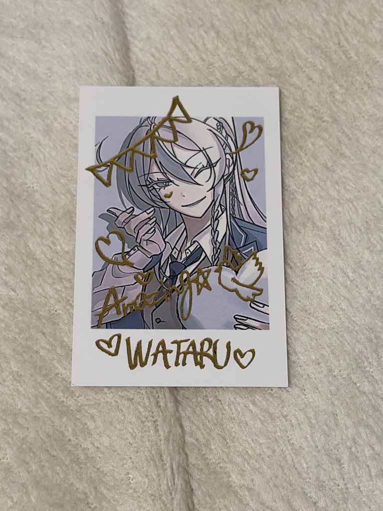 チェキ風カード 渉