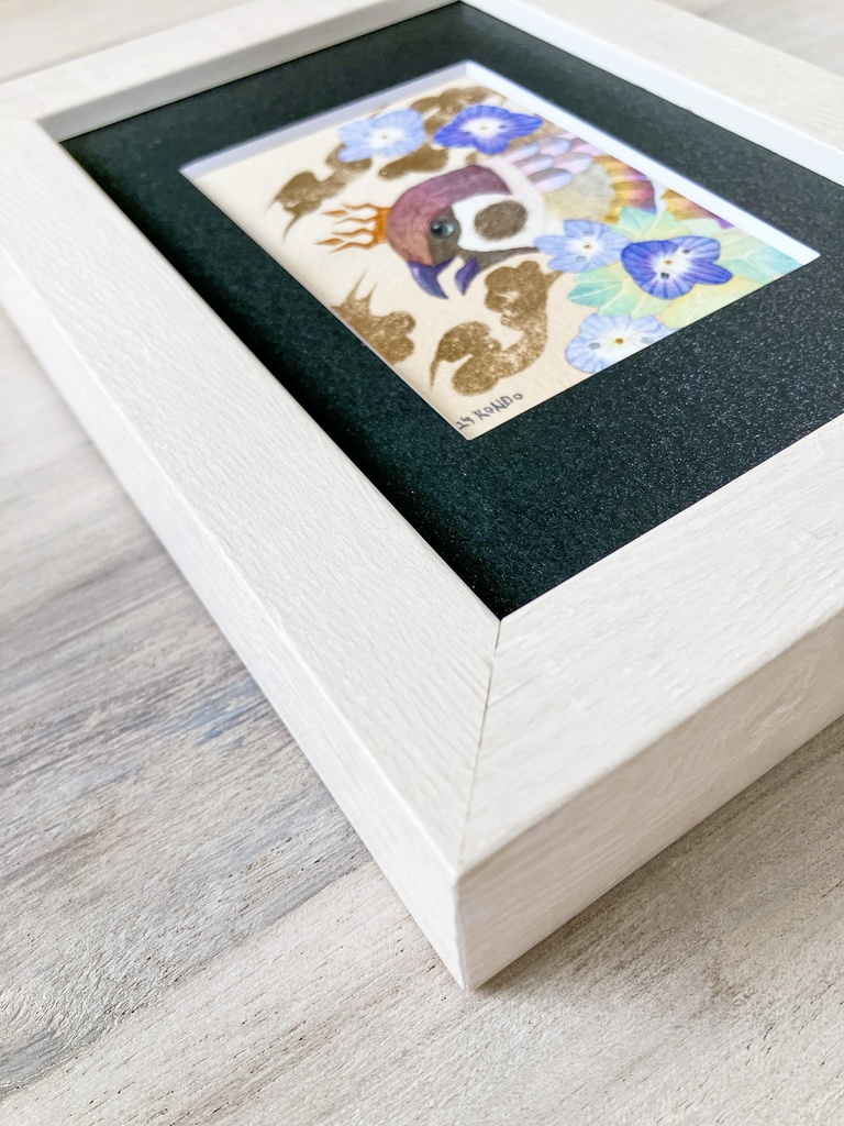 【原画】春は土のかおりーオオイヌノフグリー