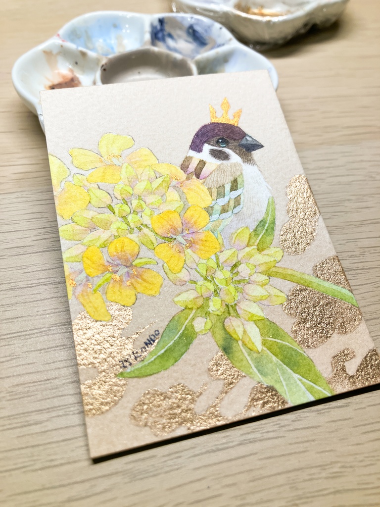 【原画】春は土のかおりーナノハナー