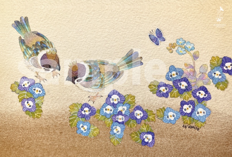 【ポストカード】ちゅんちゅんセット<7枚セット>