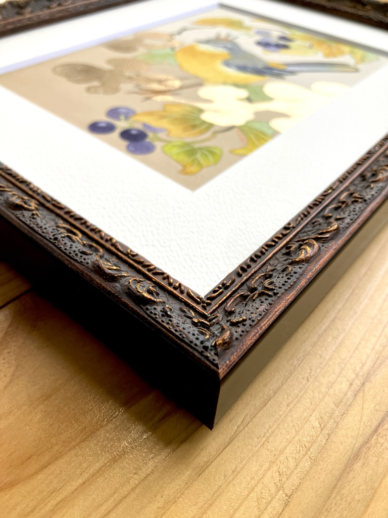 ●【NEW】秋うらら −キセキレイ・アオツヅラフジ−