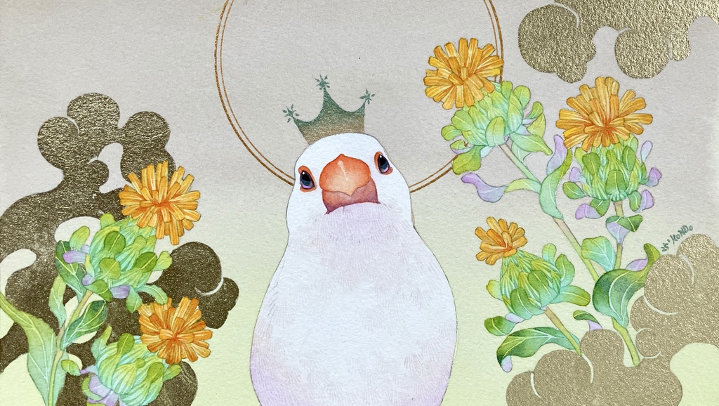 ●【NEW】とくべつ I 白文鳥