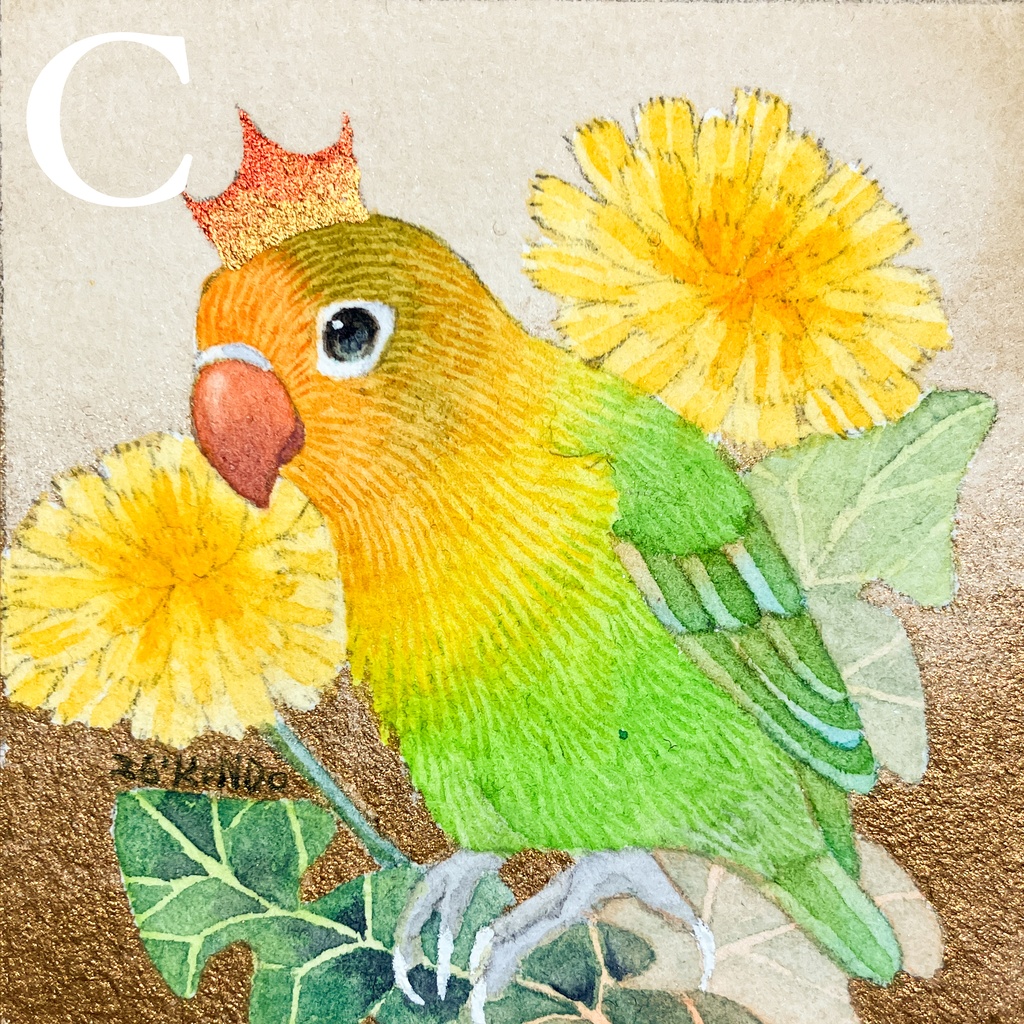 【ミニ原画】鳥フェス浅草 新作