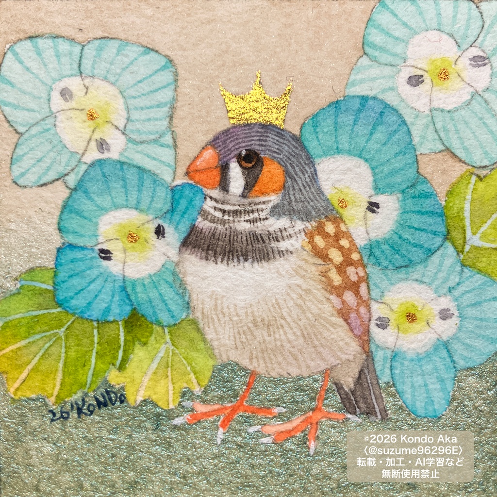 【ミニ原画】5月デザフェス・鳥フェス浅草夏 新作
