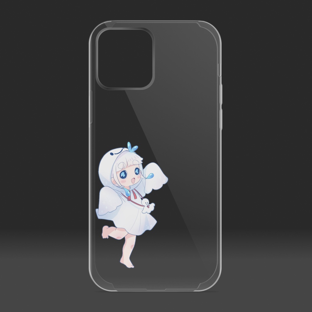 てるてる坊主のサンボンちゃんクリアiPhoneケース12/12Pro