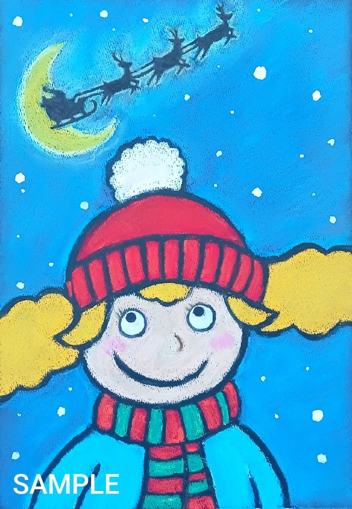 【DL版】すぐ使える!個性派クリスマスポストカード3種セット