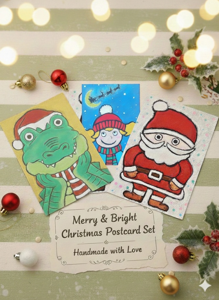 【印刷版】クリスマスポストカード3枚セット