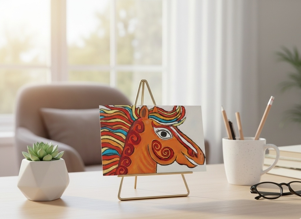 【DL版】すぐ使える✨️2026 年賀状 開運馬3枚セット✨️